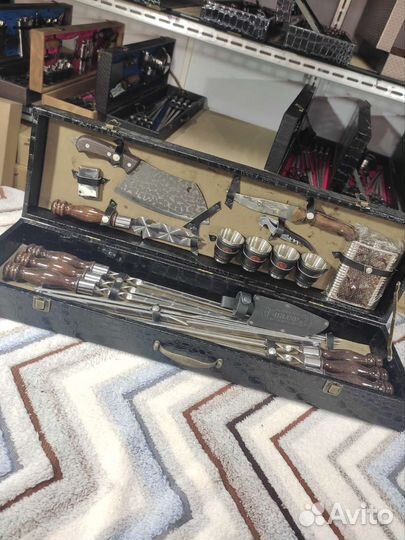 Набор для шашлыка в кейсе