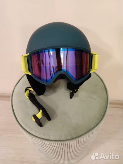 Шлем+очки Сноуборд Лыжи детский