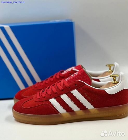 Кроссовки Adidas Gazelle Red (Арт.41498)