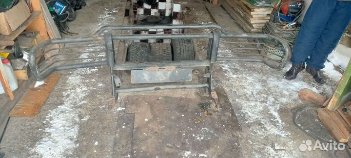 Кенгурятник на pajero 2