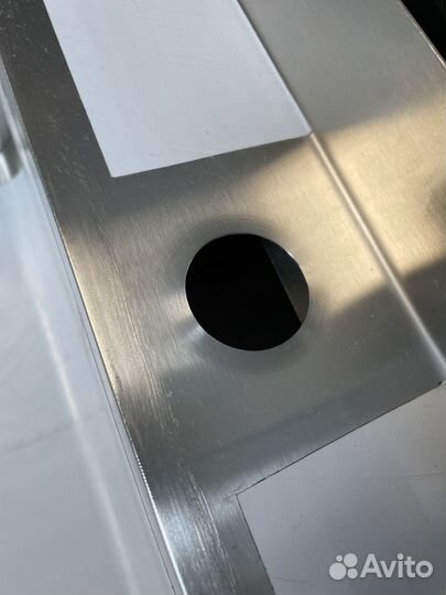 Двойная мойка из нержавейки