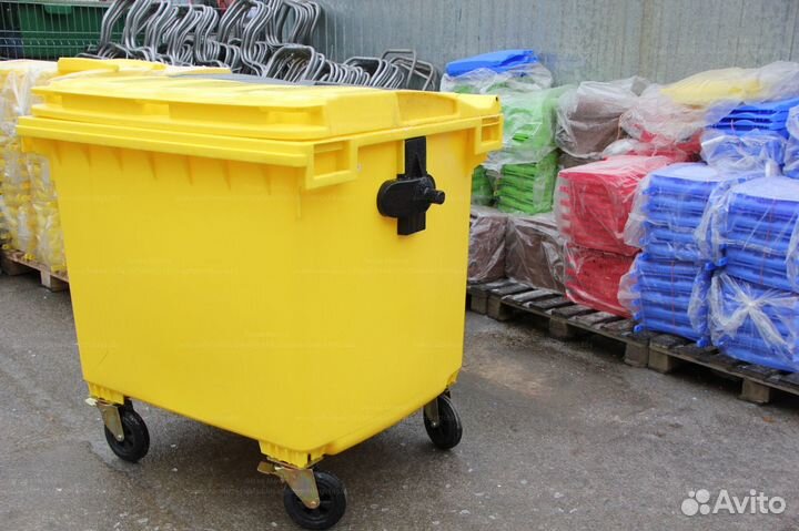 Мусорный Пластиковый Контейнер 1100л C1326