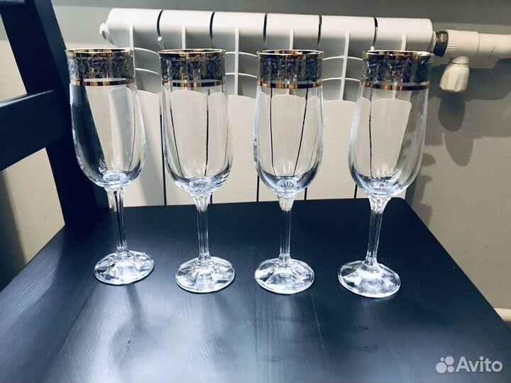 Бокалы для игристого новые