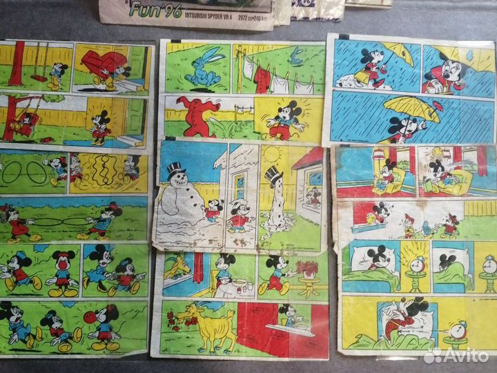 Коллекция вкладышей дональд и другие