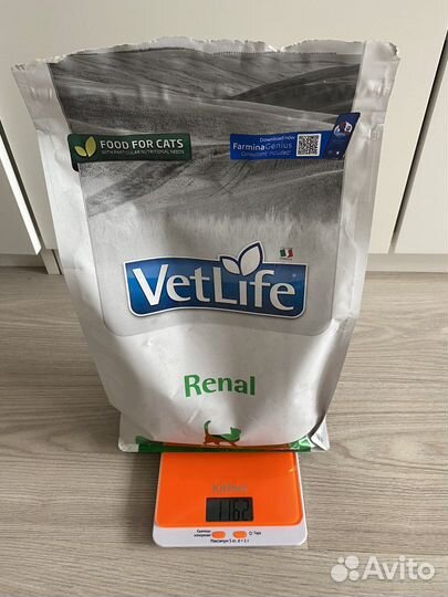 Farmina Vet Life Renal сухой корм для кошек