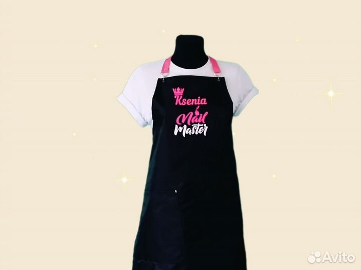 Фартук для мастера маникюра с логотипом