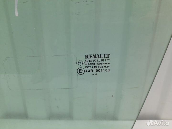 Стекло двери передней левой Renault Megane 2