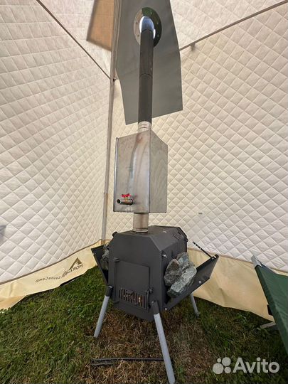 Аренда зимней Бани - мобильная палатка