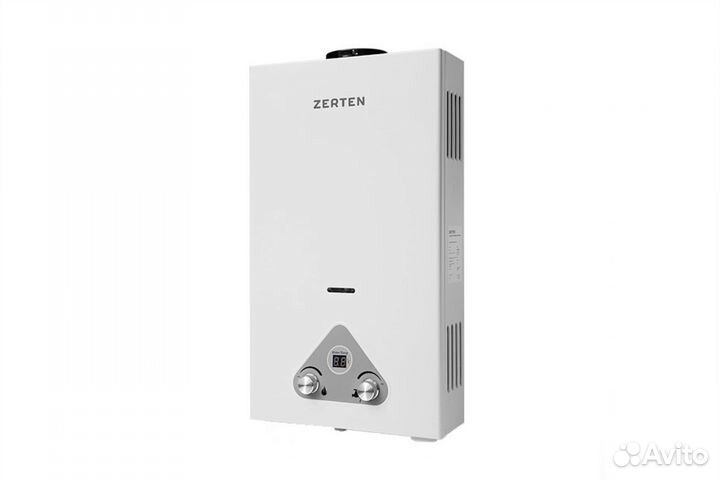 Газовая колонка zerten W-24 белый цвет