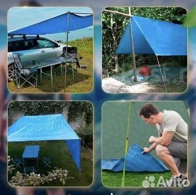 Тент тарпаулин 4х6 180г/м2