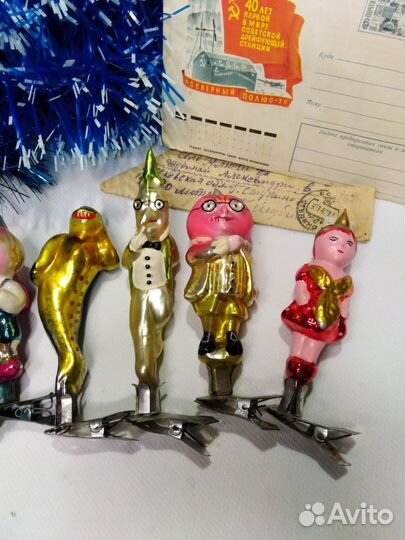 Елочные игрушки СССР