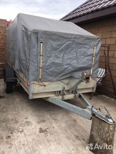 Прицеп легковой для снегохода бу