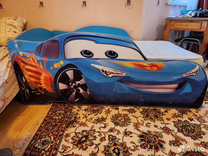 Детская кровать от 3 лет с матрасом бу