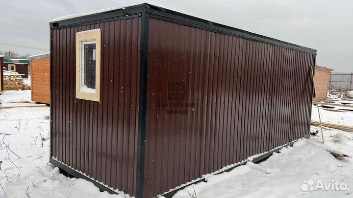 Блок контейнер 6*2,4м для строителей