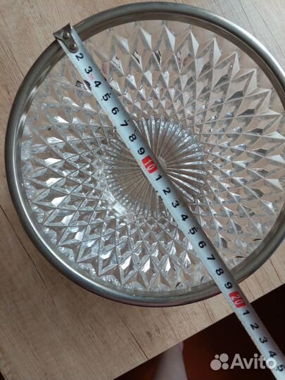 Фруктовница хрусталь СССР