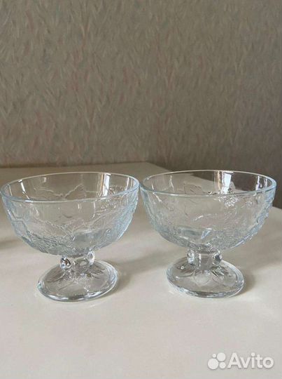 Новые креманки из стекла. Разные виды