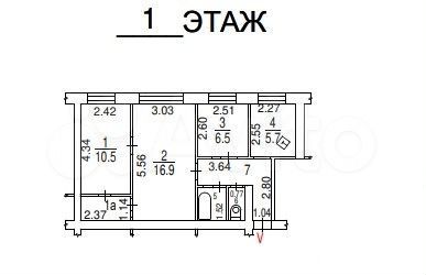 Продажа ПСН, 52 м², м. Аэропорт