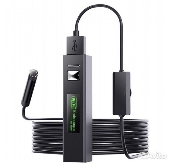 Видеокамера эндоскоп для PC iPhone и Android 10м