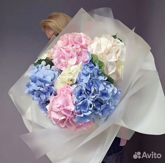 Гортензия. Микс Букеты. Свежая Гортензия