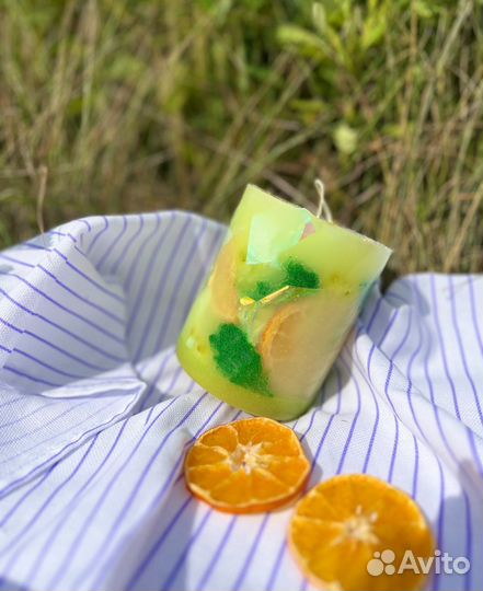 Цветочная свеча