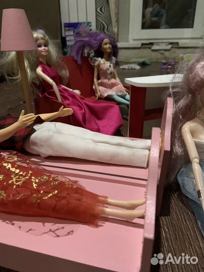 Барби с мебелью