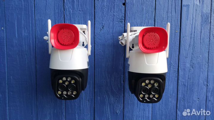 Камера видеонаблюдения wifi с сиреной