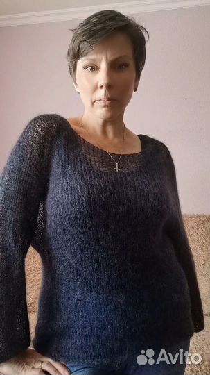 Джемпер паутинка из кидмохера