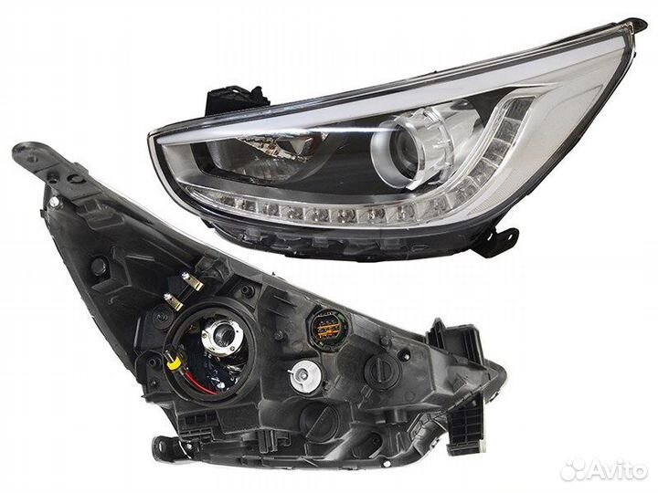 Фара Солярис линзованная