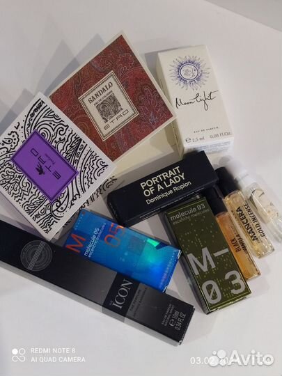 Фирменные пробники парфюмерии