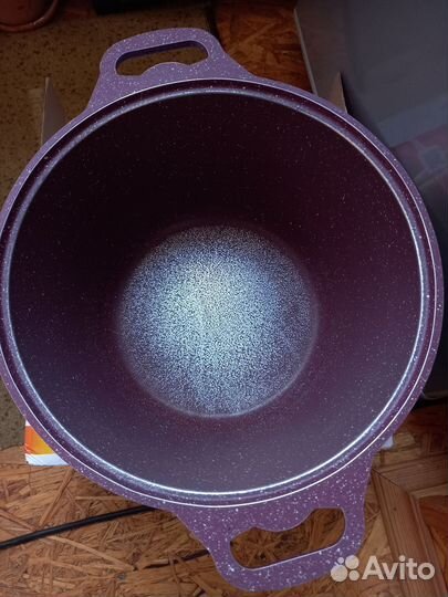 Кастрюля алюминиевая с крышкой Kukmara 6л