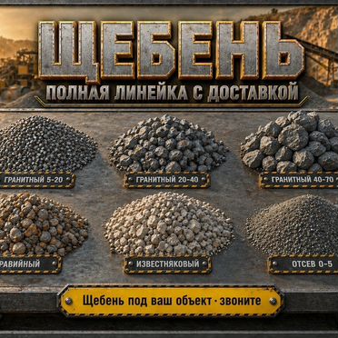Щебень 40 70