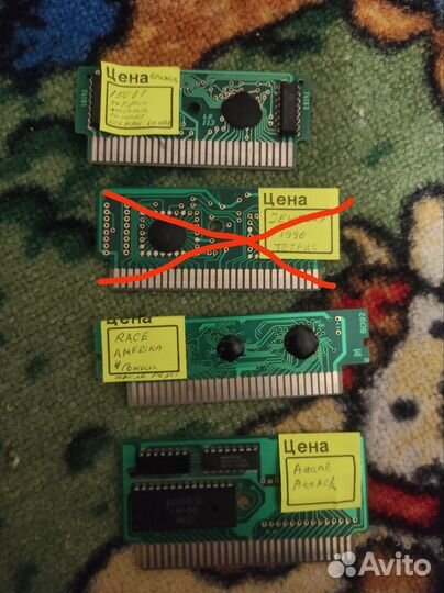 Картриджи (платы) для dendy