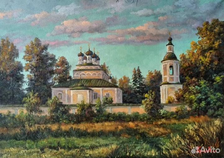 Картины оз.Селигер / маслом