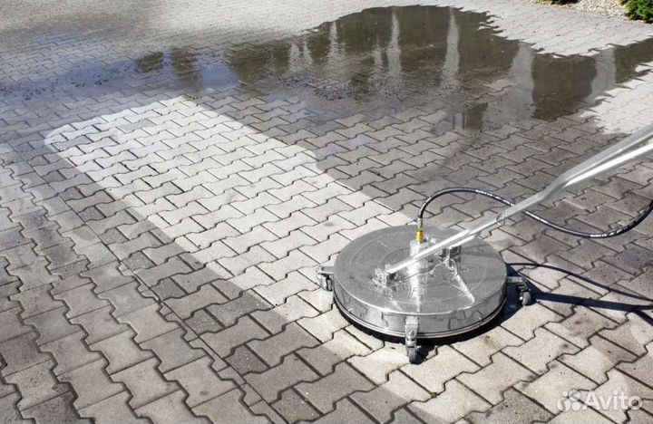 Аренда авд с насадкой для мойки тротуарной плитки