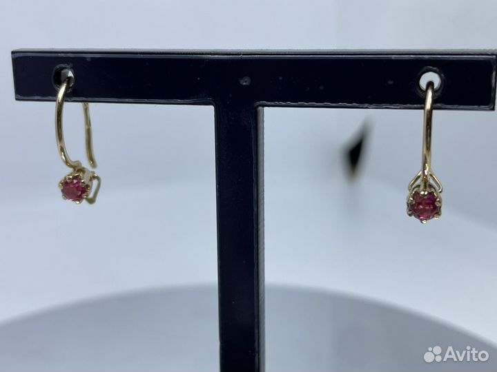 Золотые серьги СССР