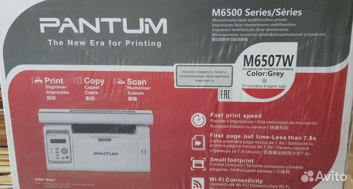 Принтер лазерный мфу pantum M6507W