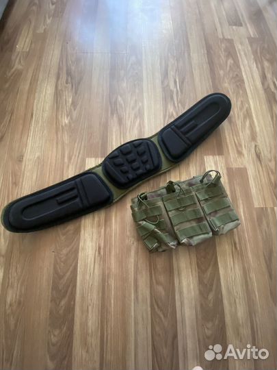 Пояс разгрузочный тактический с подсумками