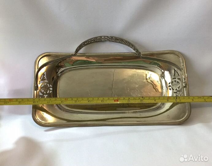 Поднос с ручкой Сухарница Блюдо Фруктовница Конфет