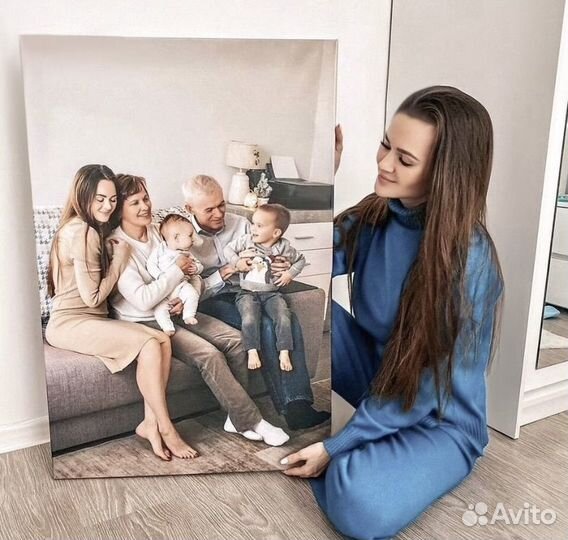 Портрет по фото / Печать на холсте
