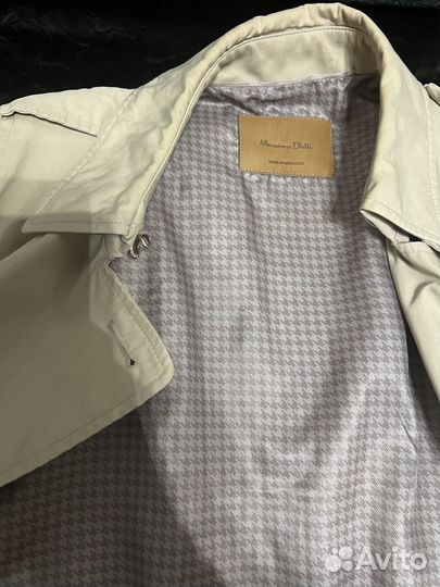 Плащ тренч massimo dutti