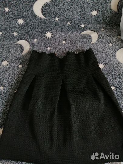 Юбка чёрная, трапеция