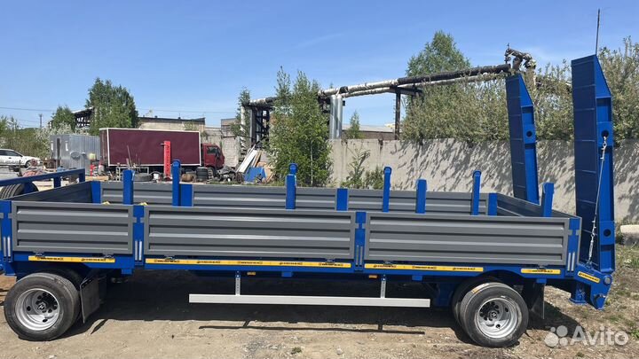 Прицеп бортовой Авиком 88712-01 с поворотным кругом, 2023