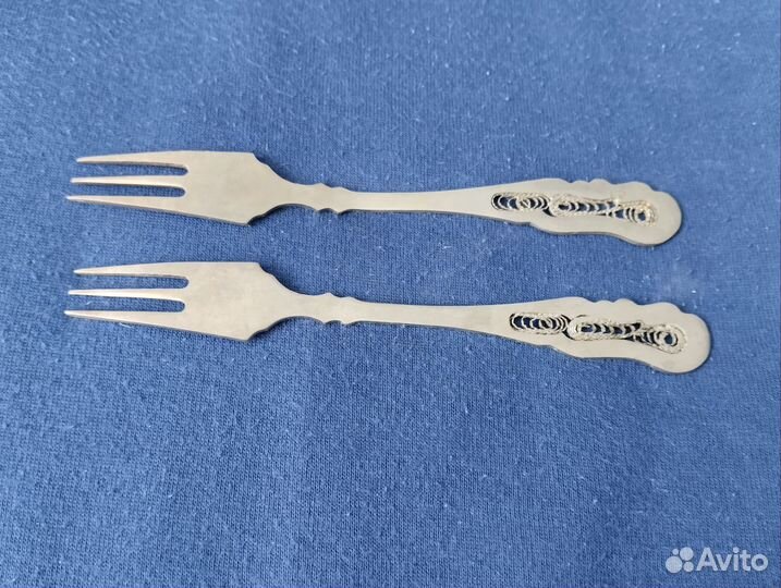 Парные десертные вилки