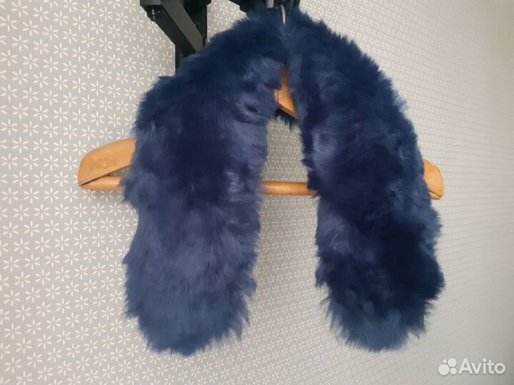 Меховой воротник опушка горжетка. Экомех