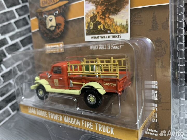 Greenlight 1/64 dodge Power Wagon (пожарный)