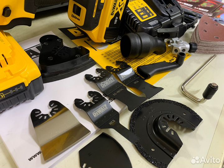 Аккумуляторный мультитул dewalt DCS356P2 (18в)