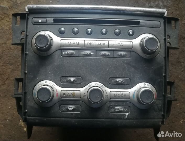 Магнитола с климат контролем Ниссан Тиана