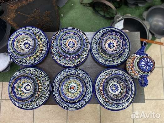 Сервис узбекский на 6 персон