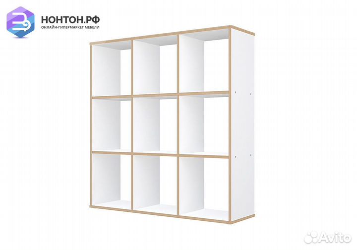 Стеллаж кубический Polini home Smart 9 секций белы