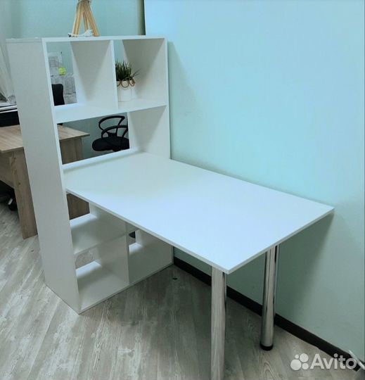Стол для стеллажа на 2-х ножках аналога IKEA
